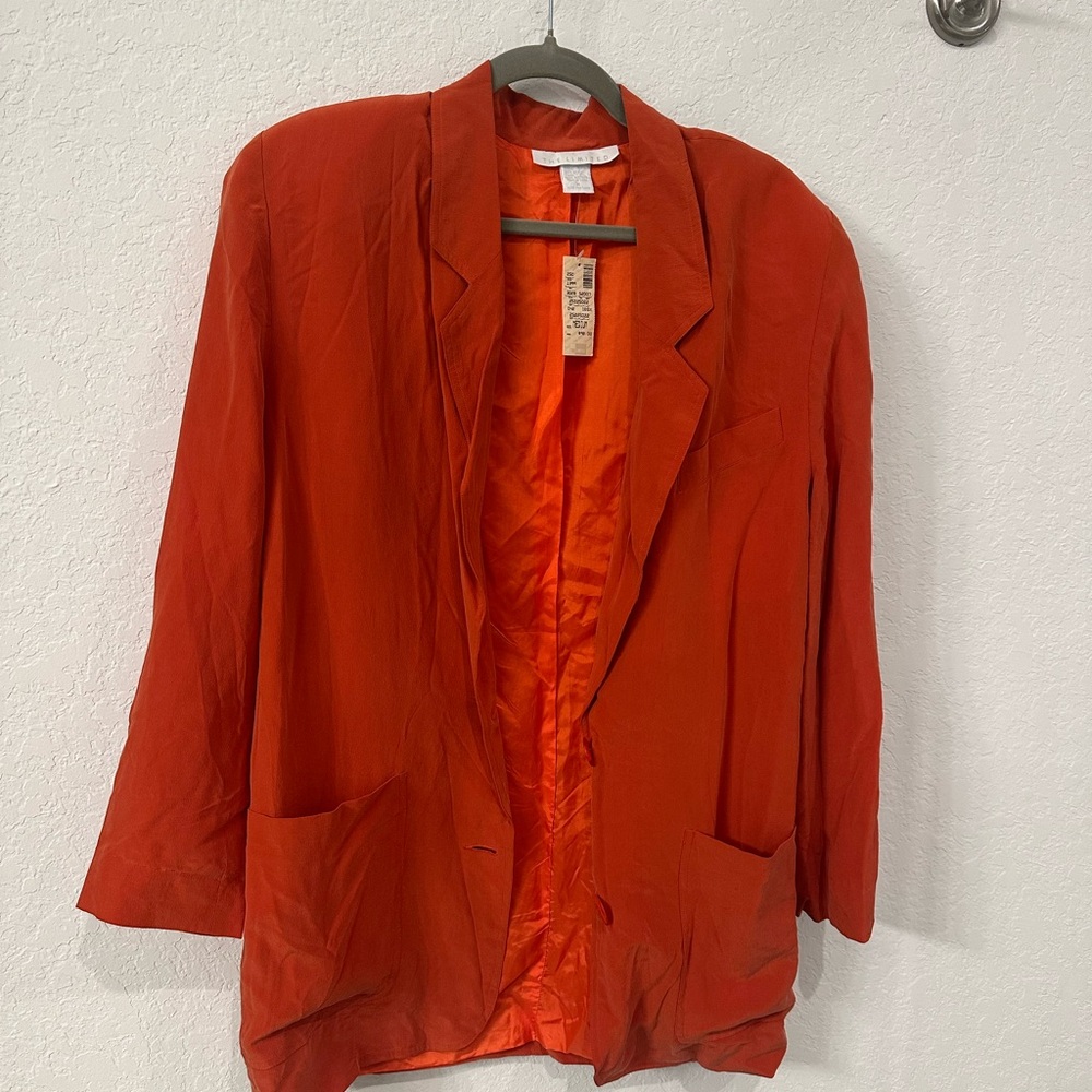 The Limited Vintage Orange Blazer